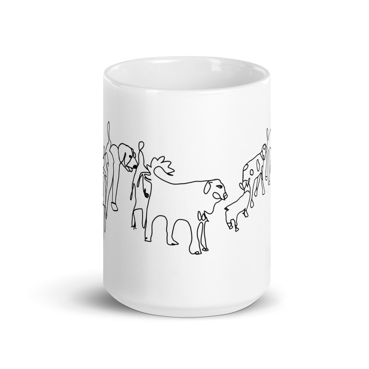 CUP #197 Coffee Cup Collection Black and White