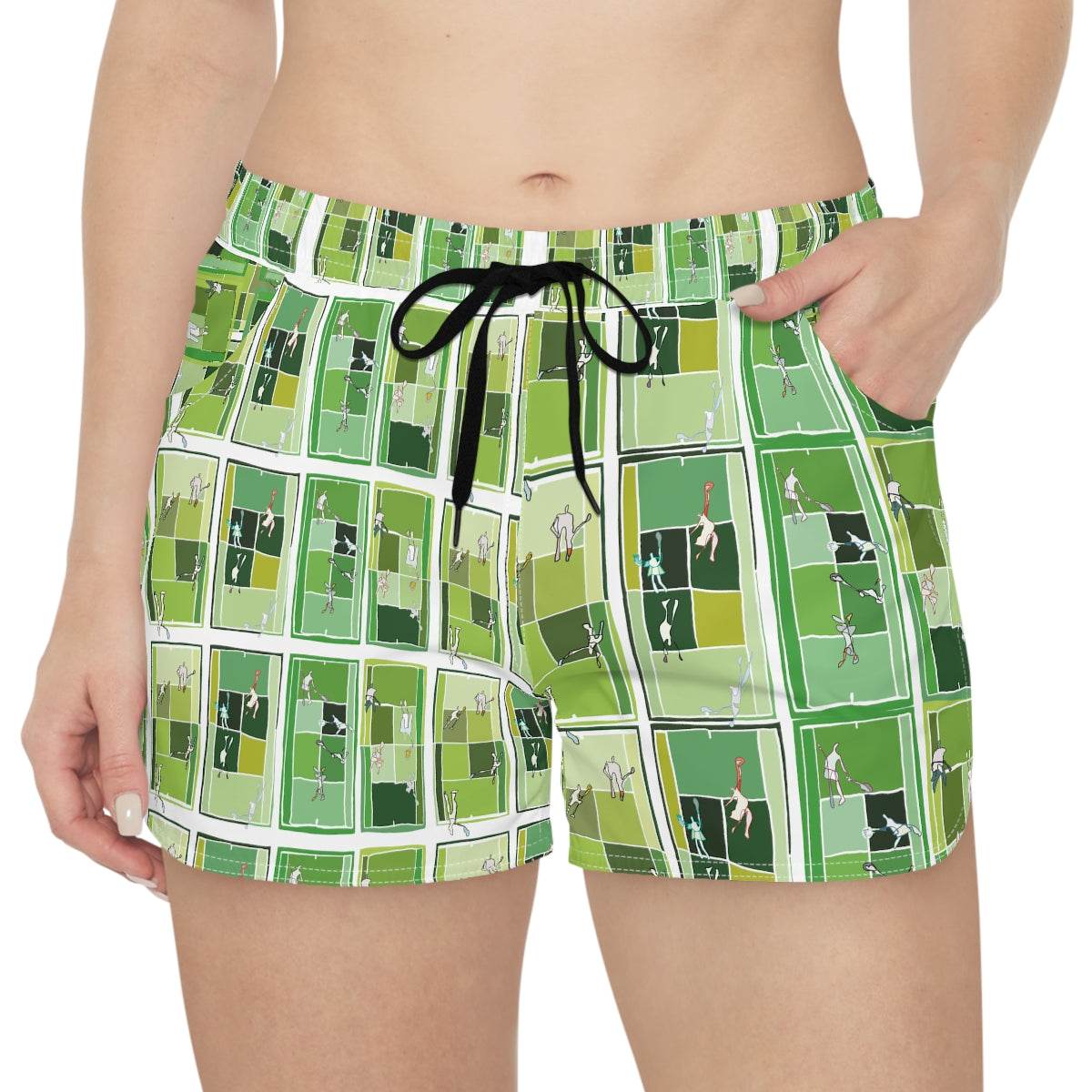 Tennis shorts; Women's Casual Shorts (AOP)