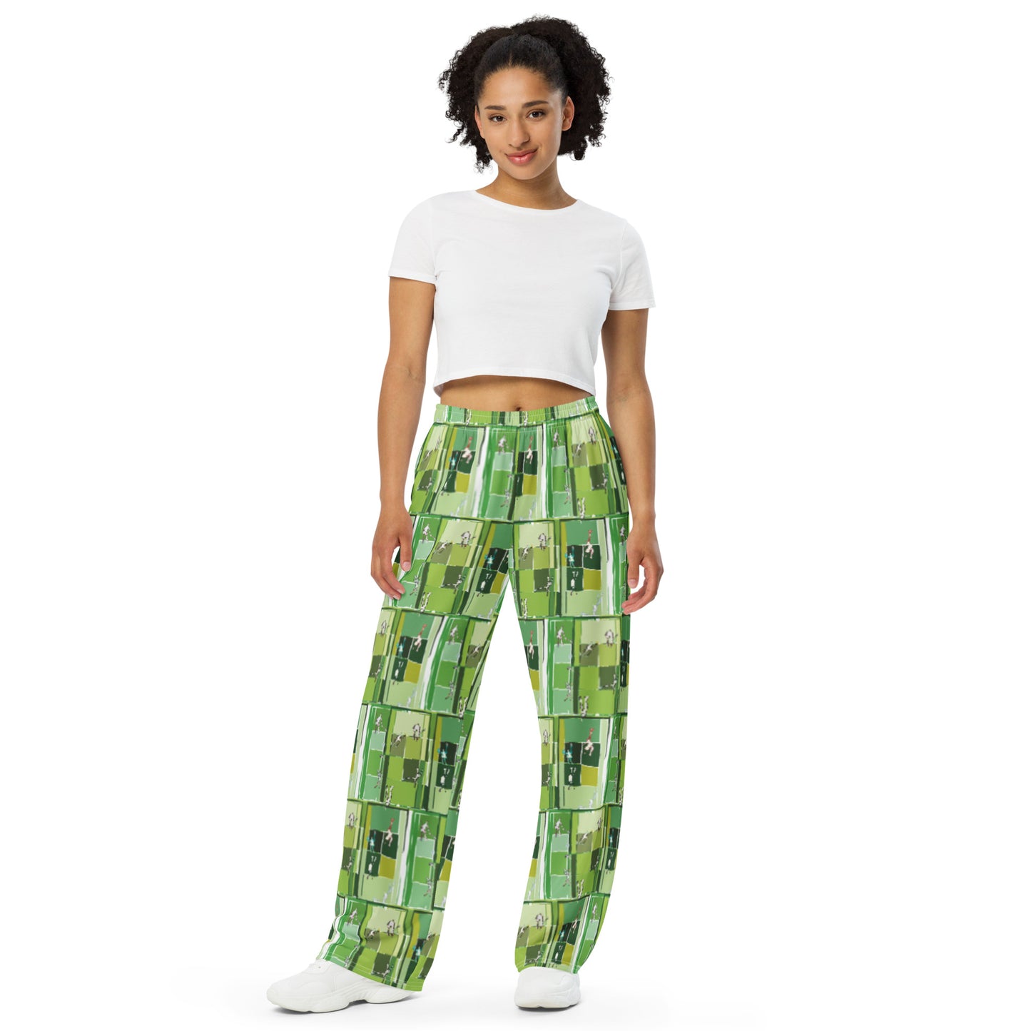 Tennis unisex wide-leg comfort pants