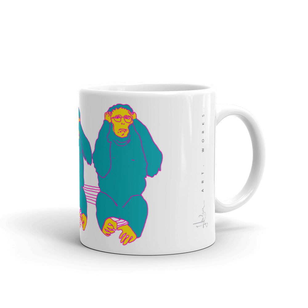 CUP#78 Blue Monkey Version Coffee Cup Collection